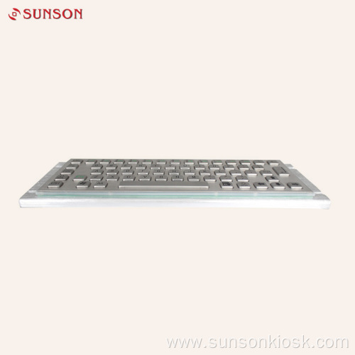 Metal Keyboard with Touch Pad